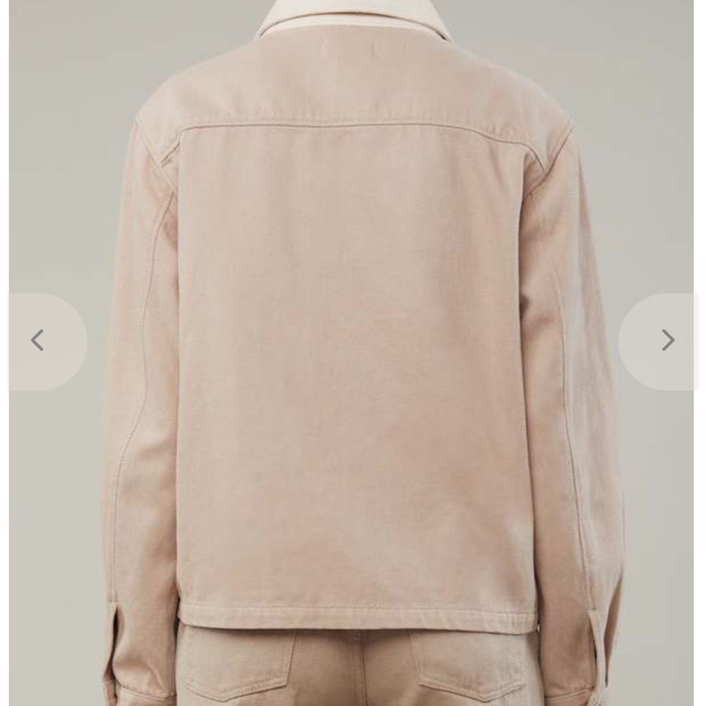 Still Here Arcade  Zip-Front Jacket with Contrast Collar Small - Picture 8 of 8